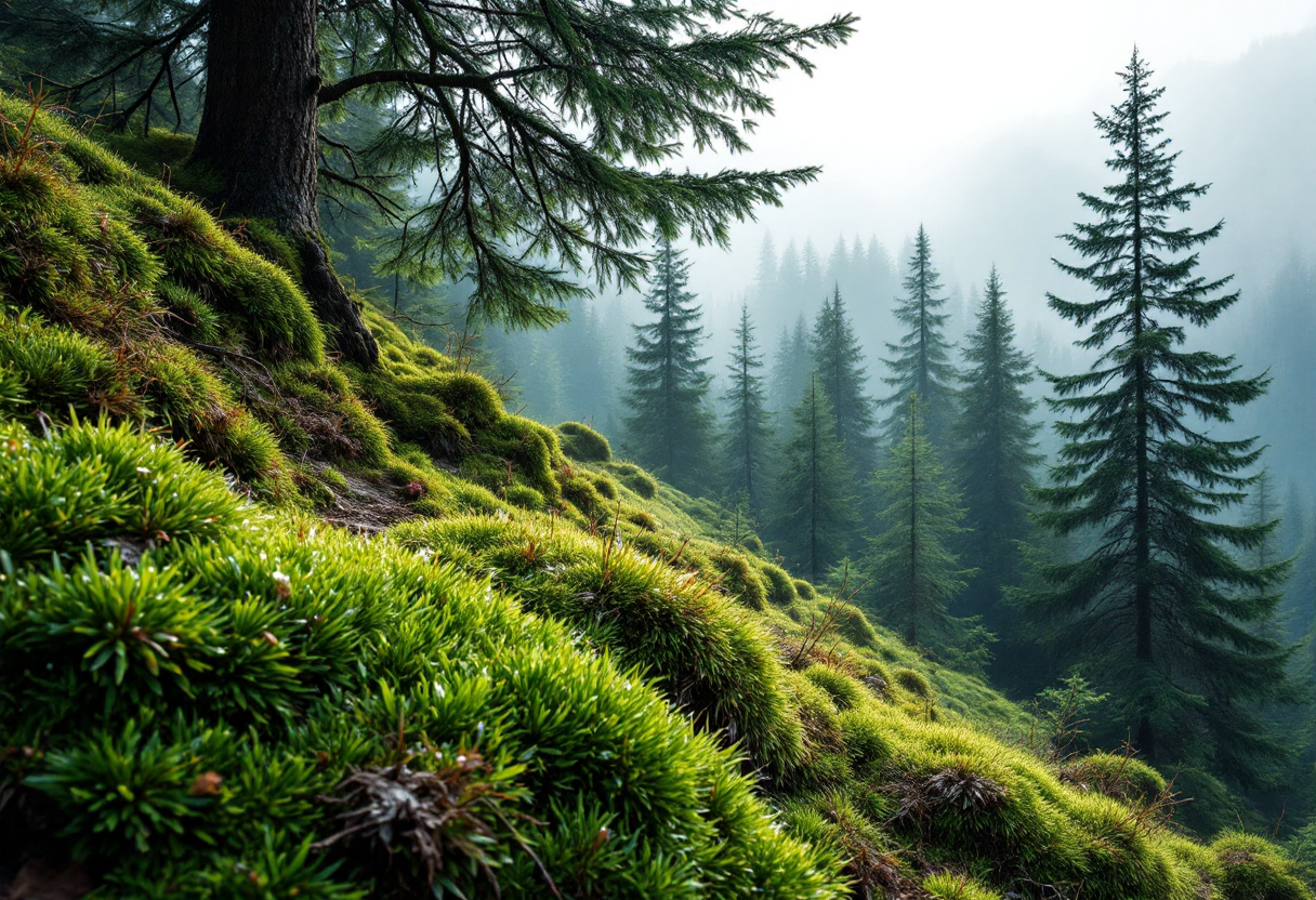 Orso bruno nel suo habitat naturale in Trentino