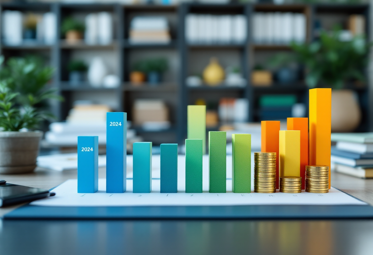 Grafico che mostra l'impatto dei criteri ESG nel 2024