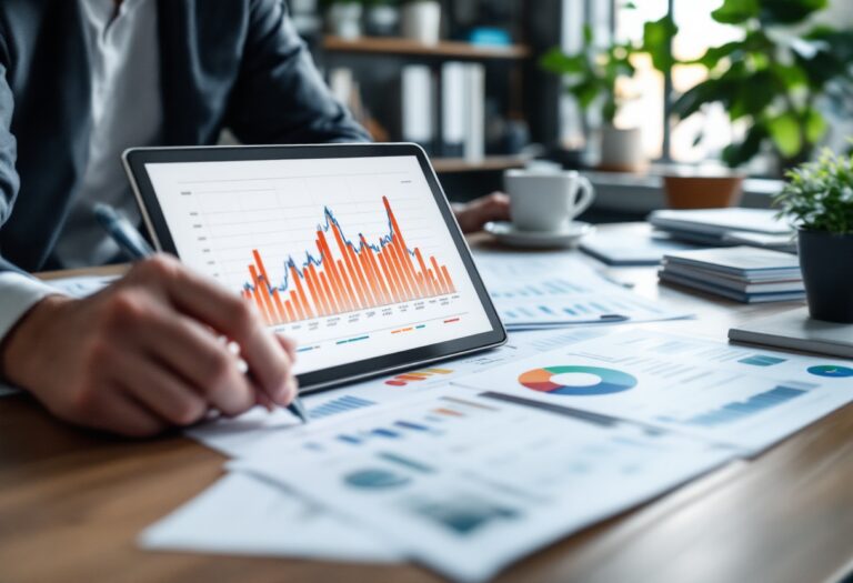 Grafico che illustra rendimenti ETF nel settore tech