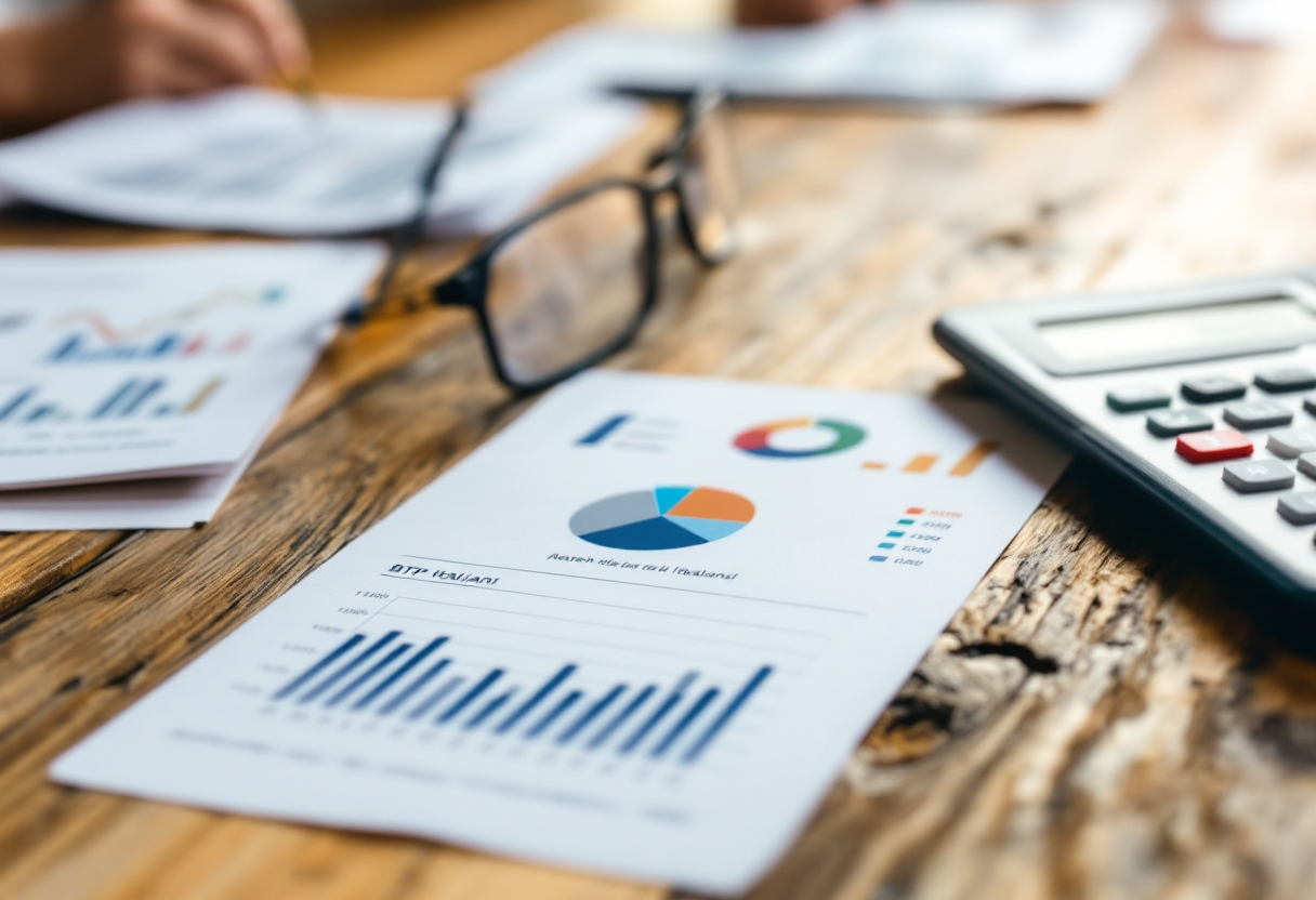 Grafico delle strategie di investimento nei Btp italiani